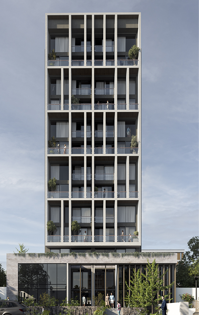 Render de edificio